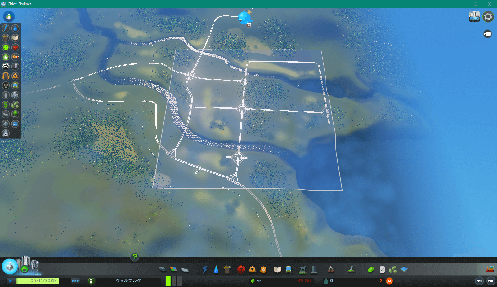 Cities Skylines リアルで大きな都市を作ろう １ 初手整地は大事 コワレタのフリーゲーム館