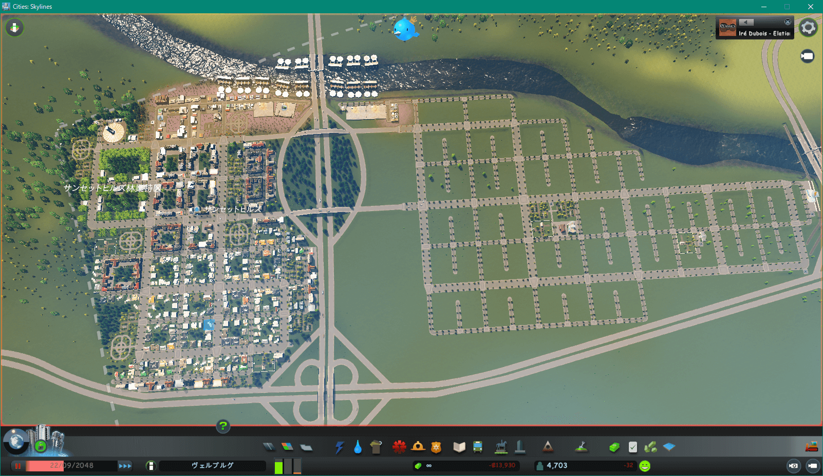 Cities Skylines リアルで大きな都市を作ろう ３ 地下鉄はやっぱり強い コワレタのフリーゲーム館