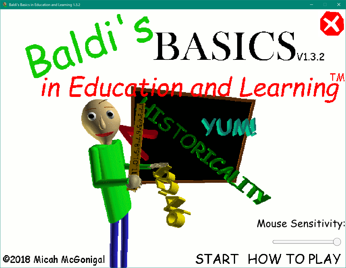 Baldi S Basics 今話題の教育ゲーム バルディーズベーシック やってみた バルディ先生と楽死く勉強しよう In Education And Learning コワレタのフリーゲーム館