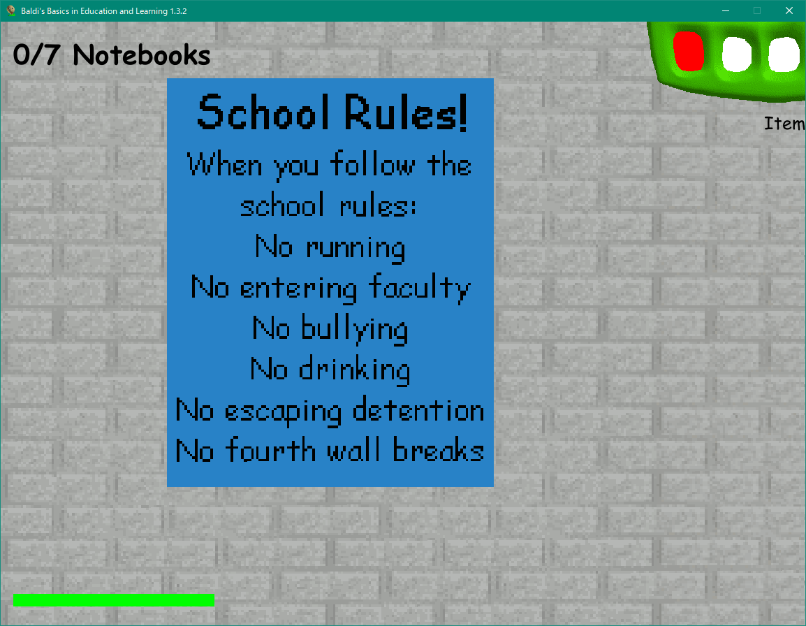 Baldi S Basics 今話題の教育ゲーム バルディーズベーシック やってみた バルディ先生と楽死く勉強しよう In Education And Learning コワレタのフリーゲーム館
