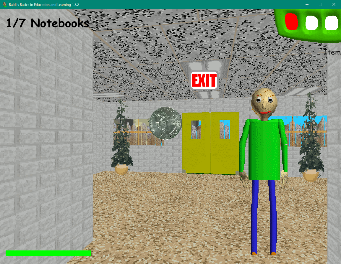 Baldi S Basics 今話題の教育ゲーム バルディーズベーシック やってみた バルディ先生と楽死く勉強しよう In Education And Learning コワレタのフリーゲーム館