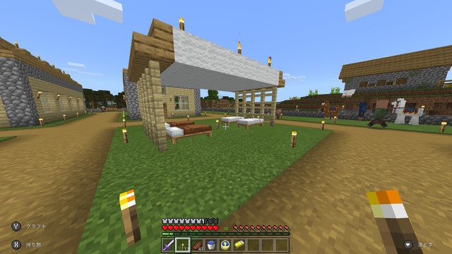 Minecraft 素敵な犬小屋を作ってみた 大型 コワレタのフリーゲーム館