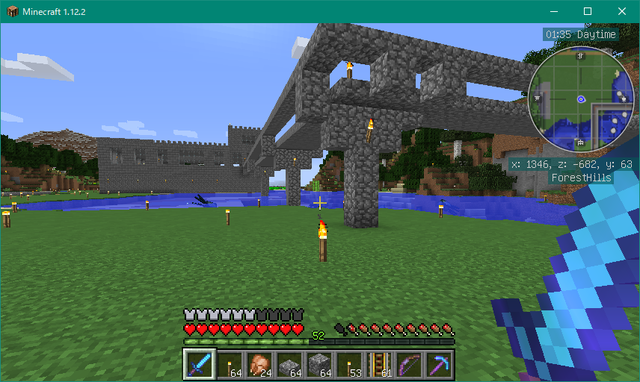 Minecraft 長距離鉄道のつくりかた １ ３ 見た目 安全性重視 コワレタのフリーゲーム館